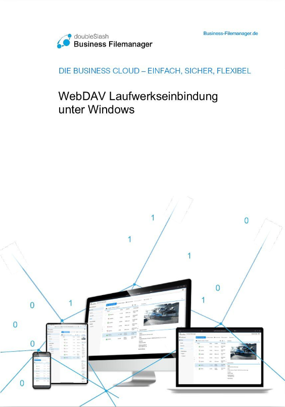 Filemanager WebDAV Anbindung – Schritt für Schritt Anleitung 