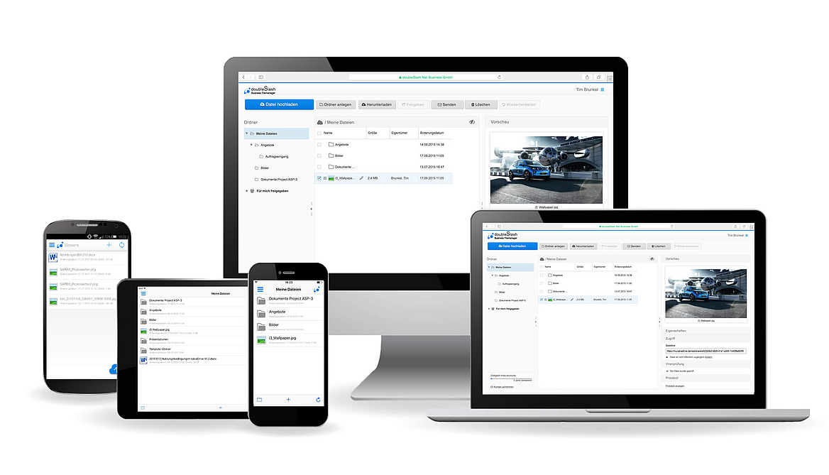geräteübergreifende cloud services
