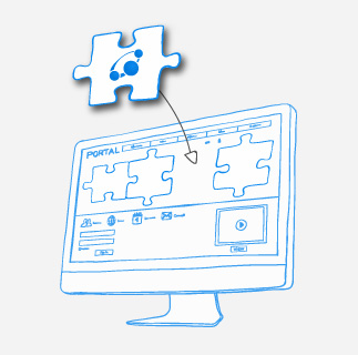 Datentransferoption in eigenes Portalinterface integrieren