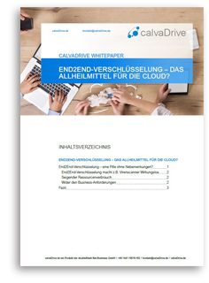 doubleSlash Business Filemanager: Whitepaper E2E Verschlüsselung