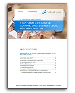 doubleSlash Business Filemanager 8 Faktoren, die bei der Auswahl einer Business Cloud beachtet werden sollten