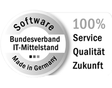 doubleSlash Business Filemanager ist ausgezeichnet vom Bundesverband IT-Mittelstand, Software Made in Germany, 100% Service Qualität Zukunft