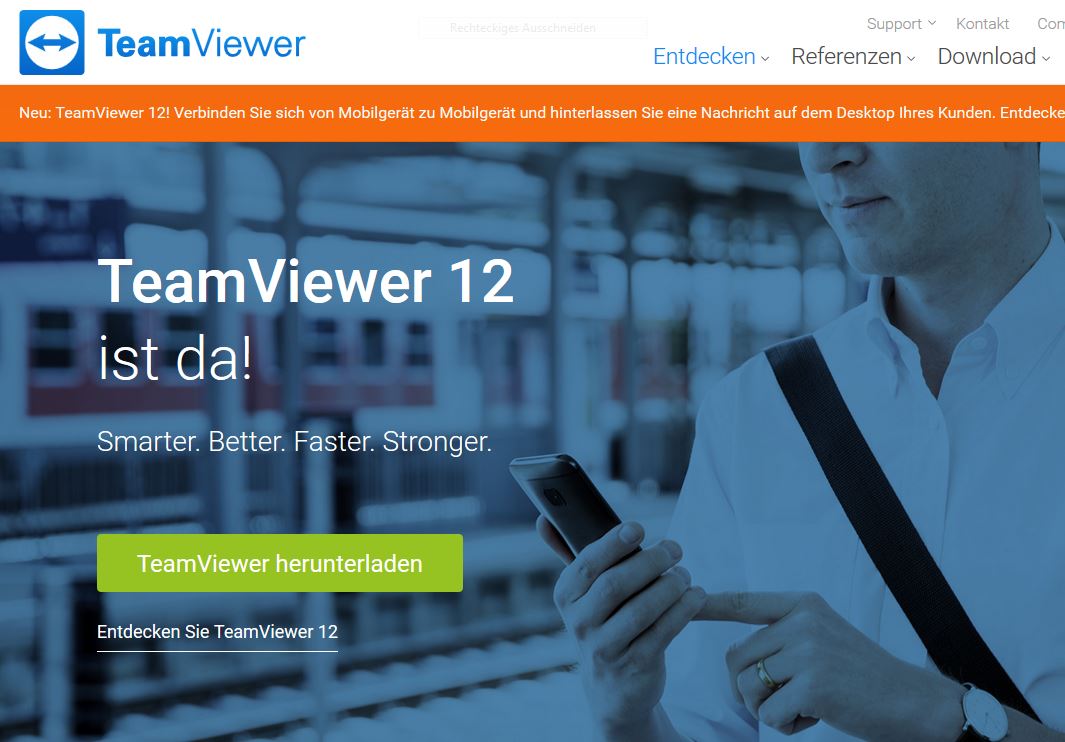 Screenshot Download Teamviewer