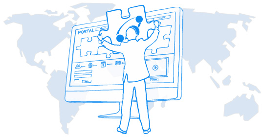 Integrieren Sie ein Datentransfer-Tool in Ihr eigenes Portral