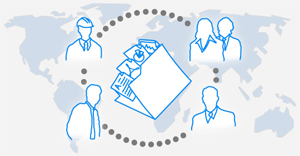 Jederzeit große Dateien empfangen Große Dateien jederzeit mit calvaDrive empfangen