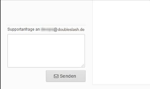 Support-Anfragen direkt aus dem Business Filemanager an doubleSlash senden