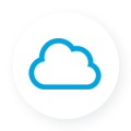 Icon mit Cloud Wolke